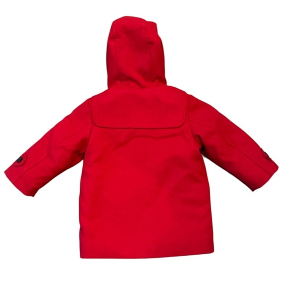 Kids JoJo Mama Bebe Vibrant Red 18-24 Month Toggle Jacket with Zipper - Picture 11 of 16